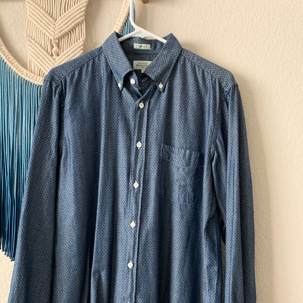 Hartford slim fit button up